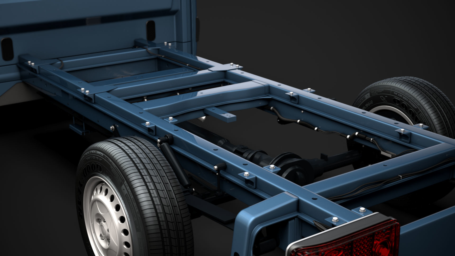 Mercedes Sprinter Chassis Single Cab L2 RWD 2020 3D model_3