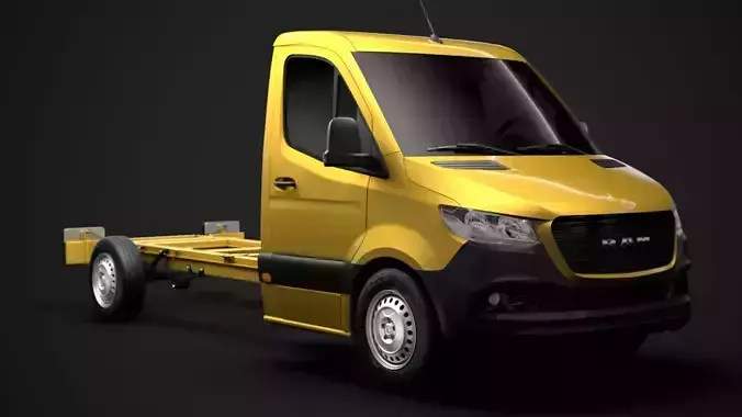 RAM Sprinter Chassis Single Cab L2 FWD 2020 3D model