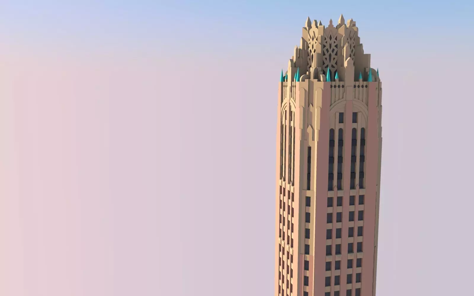 General Electric Building 3D print model_0