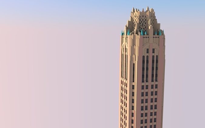 General Electric Building 3D print model