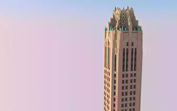 General Electric Building 3D print model