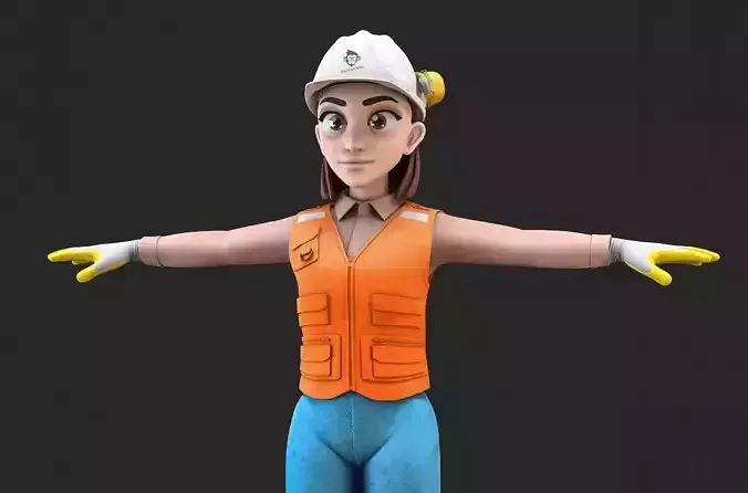 mining girl