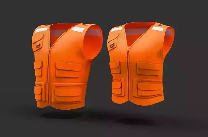 reflective vest  3D model