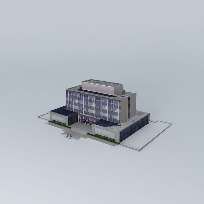 McMaster University Downtown Centre  Free 3D model_1
