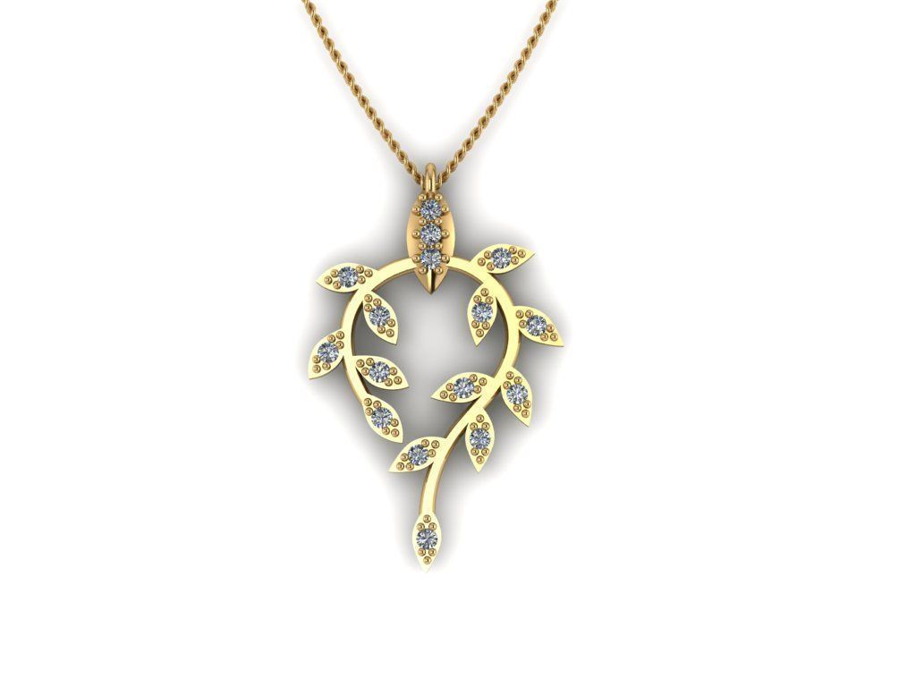 Jewelry Pendant 3D print model_13