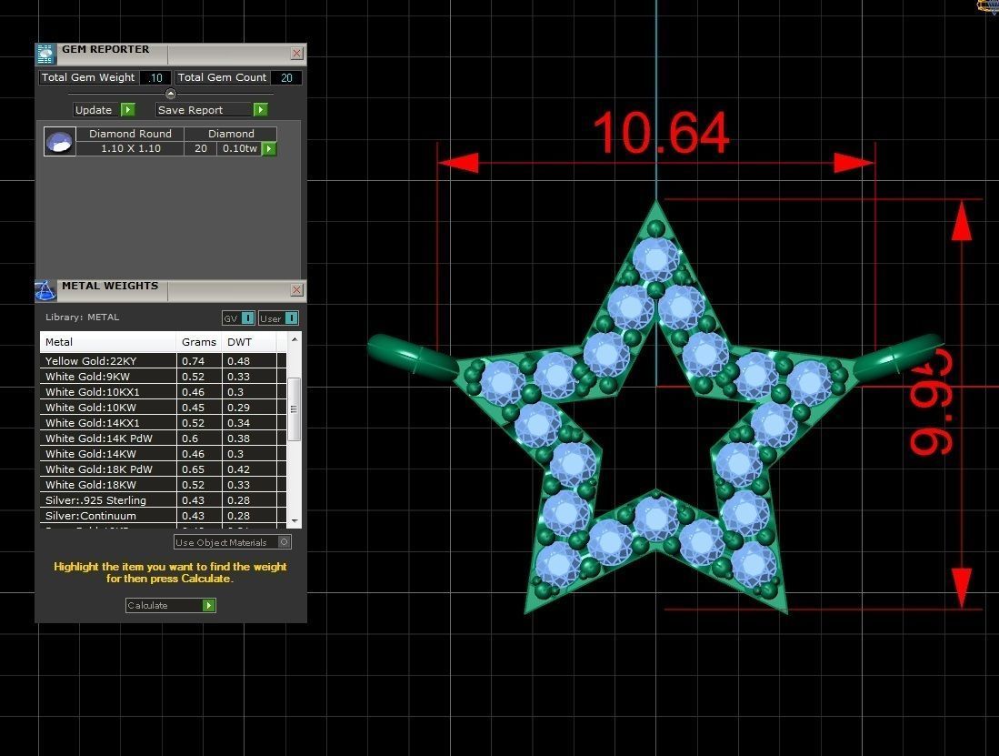 Jewelry Pendant 3D print model_27
