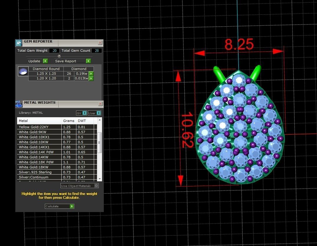 Jewelry Pendant 3D print model_24