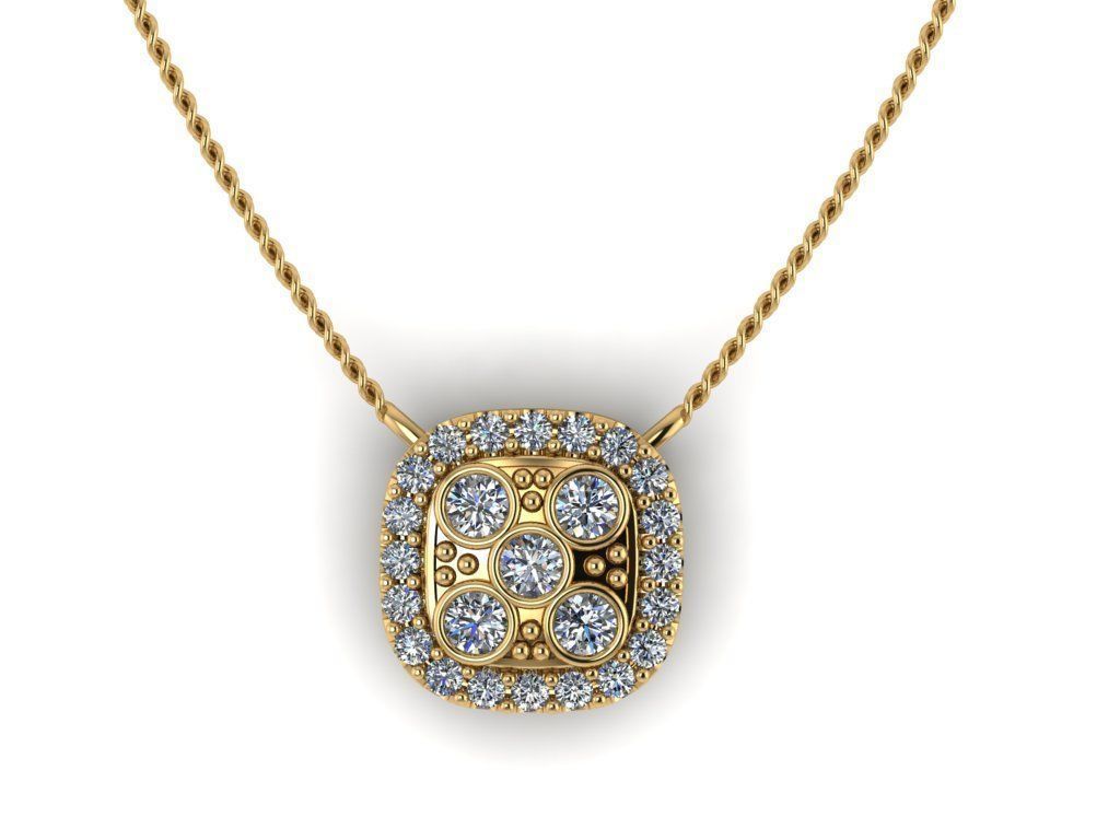 Jewelry Pendant 3D print model_11
