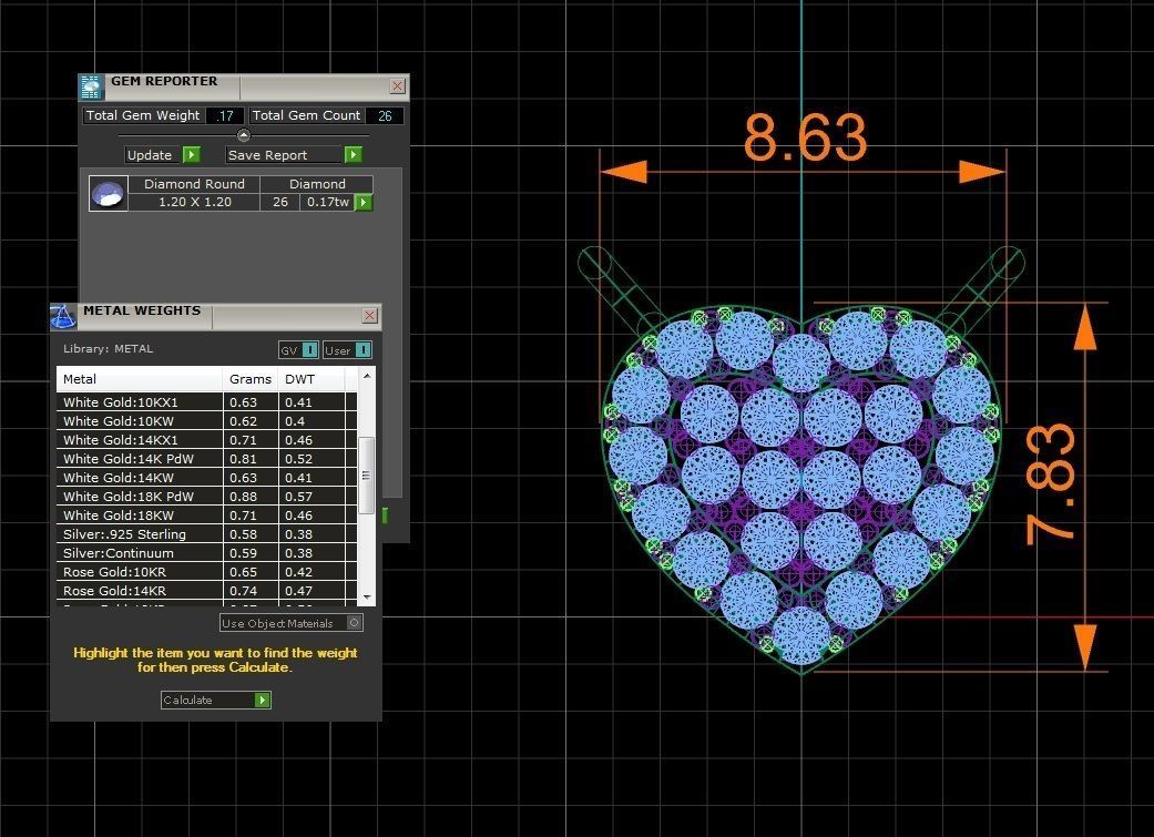 Jewelry Pendant 3D print model_11