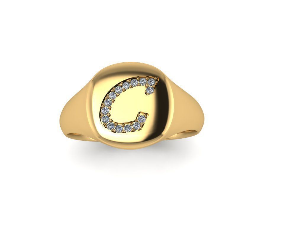 Jewelry Signature Ring 3D print model_13