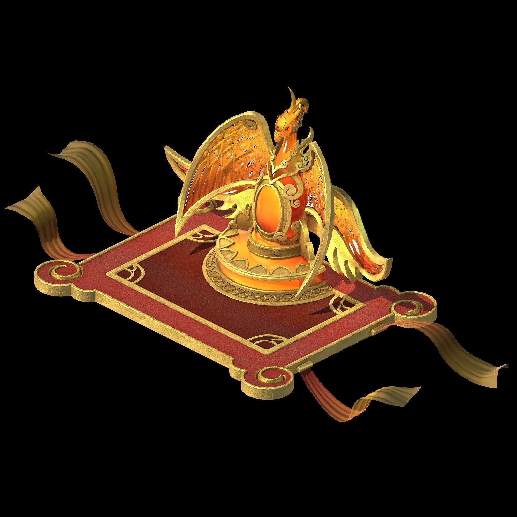 Game Architecture - Main City - Brothel Accessories 01 3D model_16