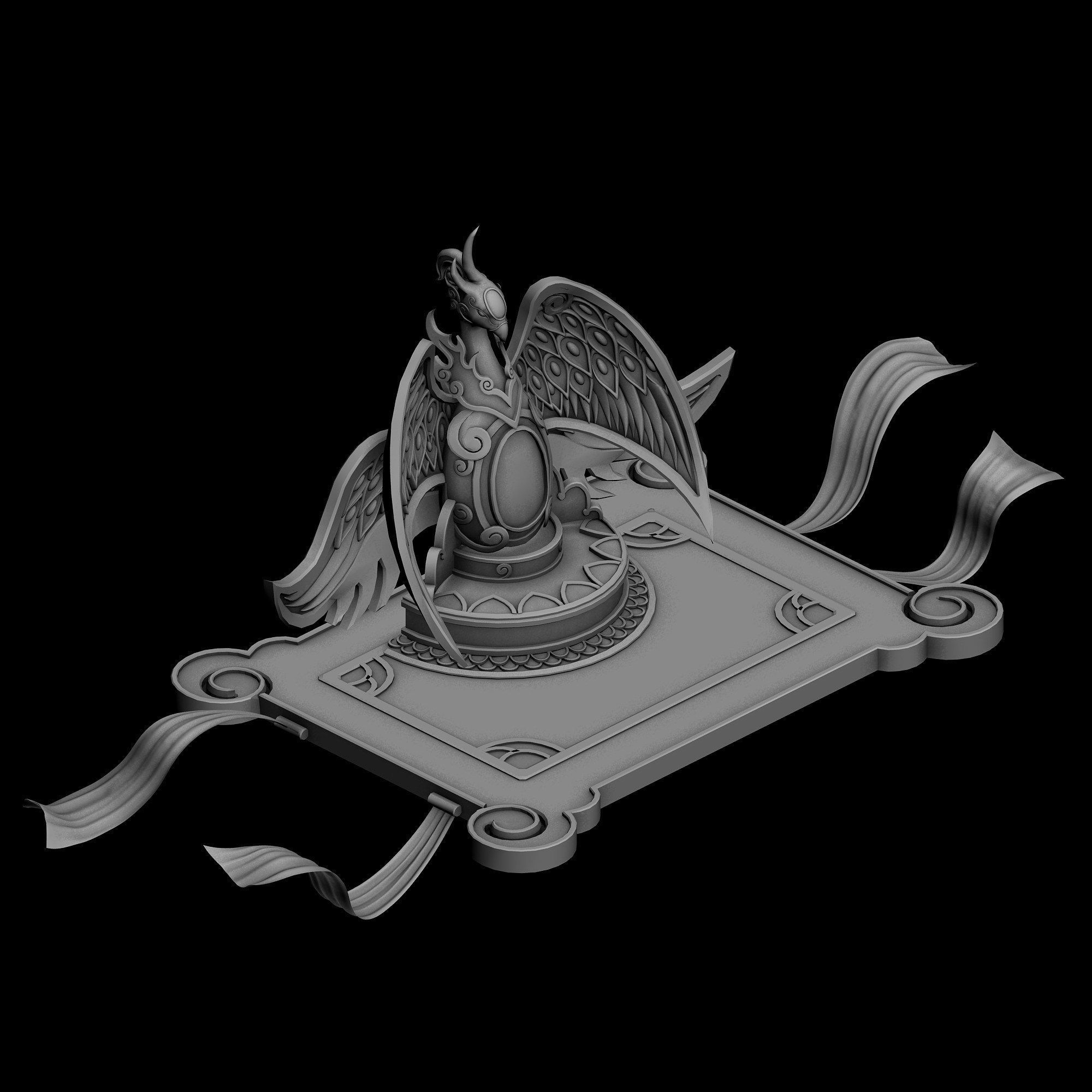 Game Architecture - Main City - Brothel Accessories 01 3D model_15