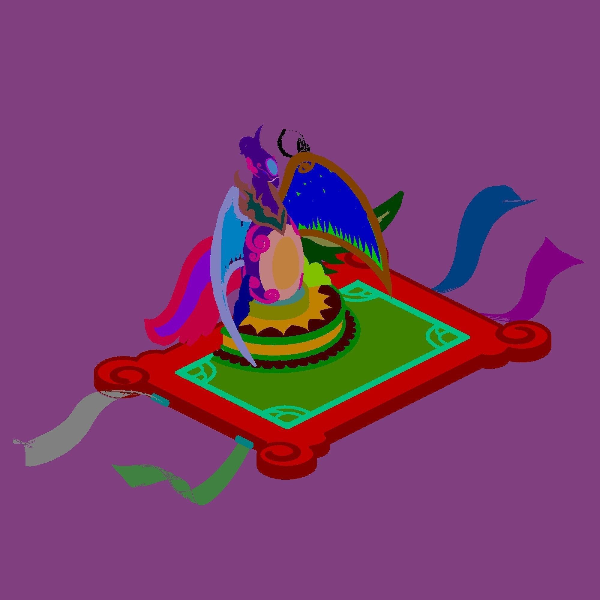 Game Architecture - Main City - Brothel Accessories 01 3D model_14