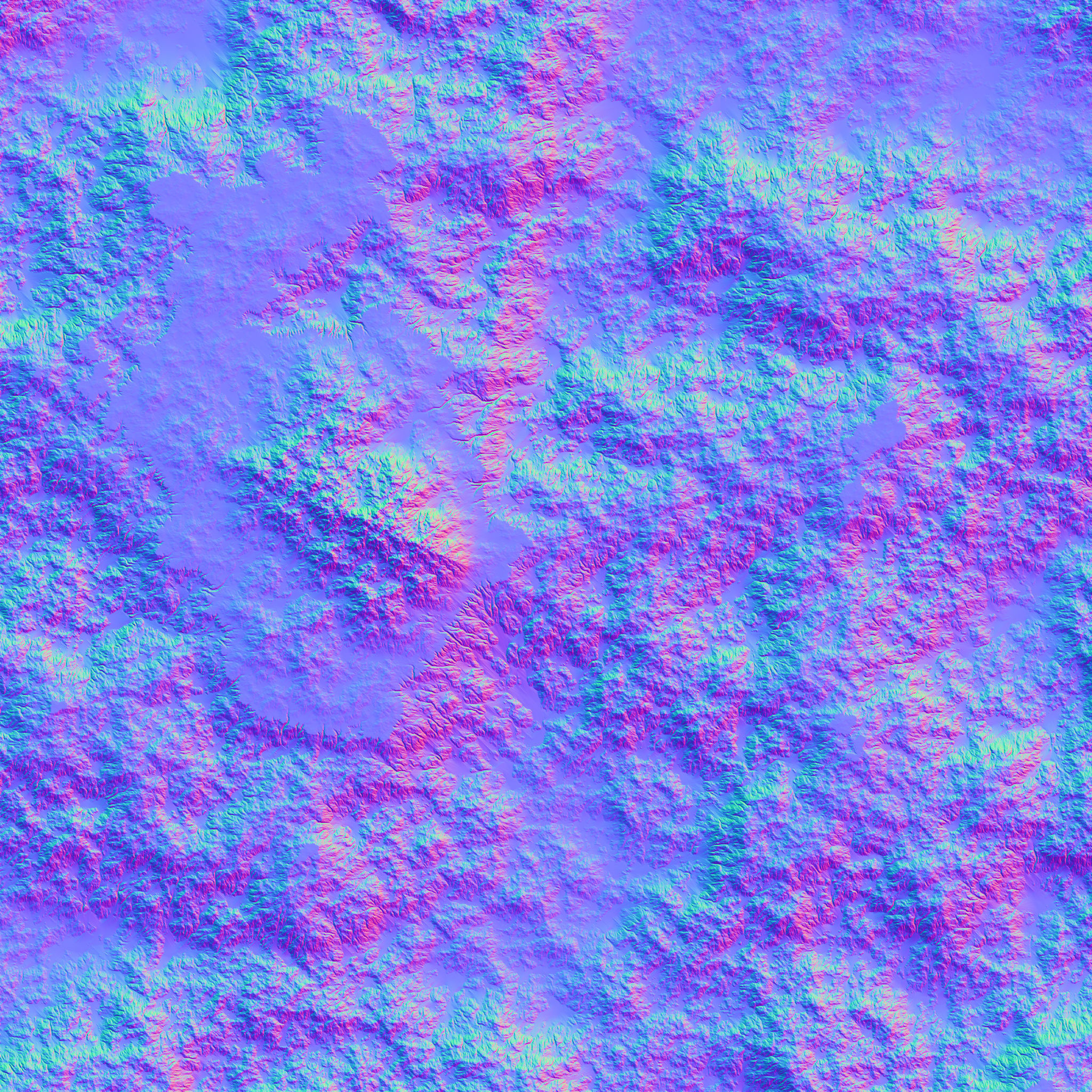 Rocky Desert Terrain 3D model_8