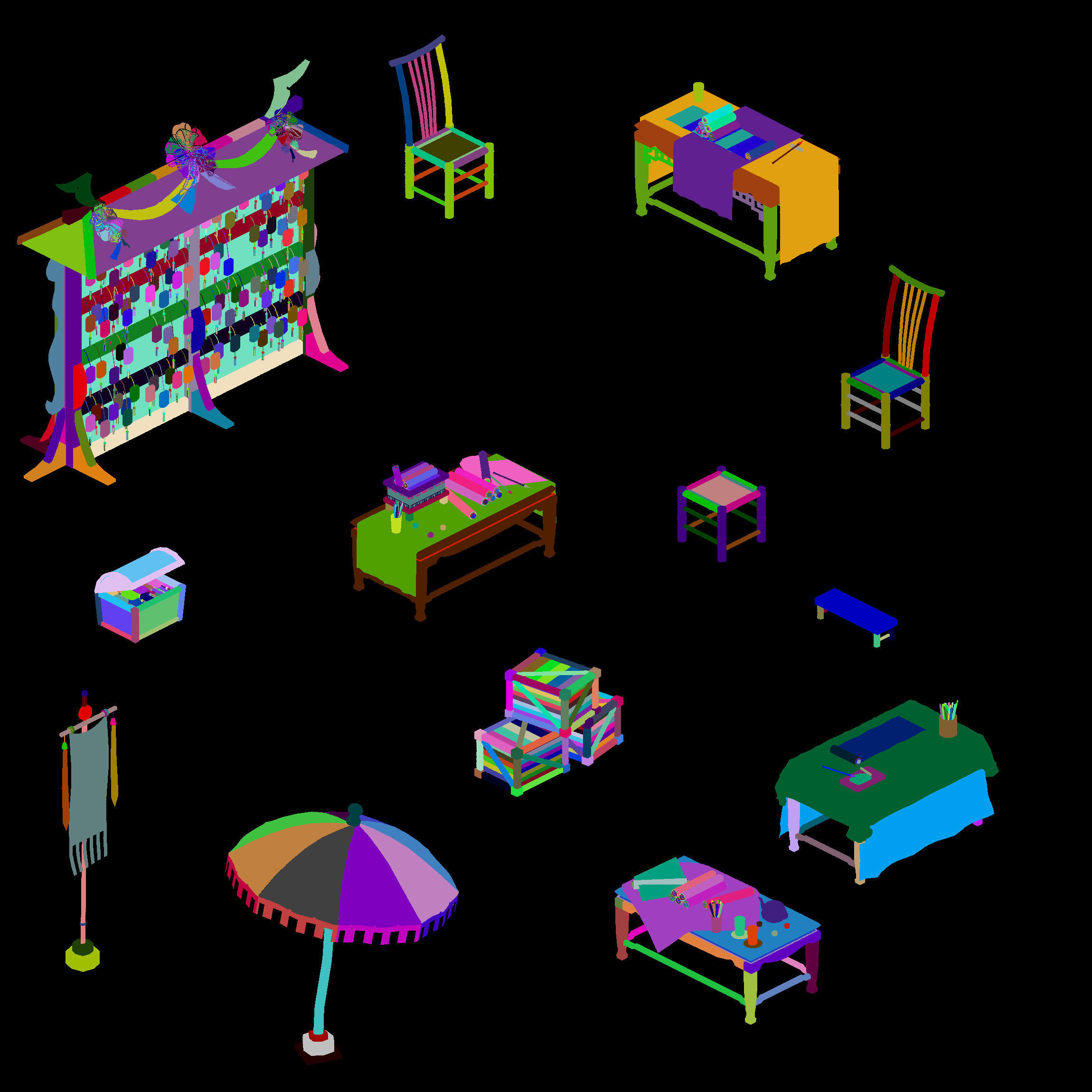 Game Architecture - city - Book Beach 02 3D model_2