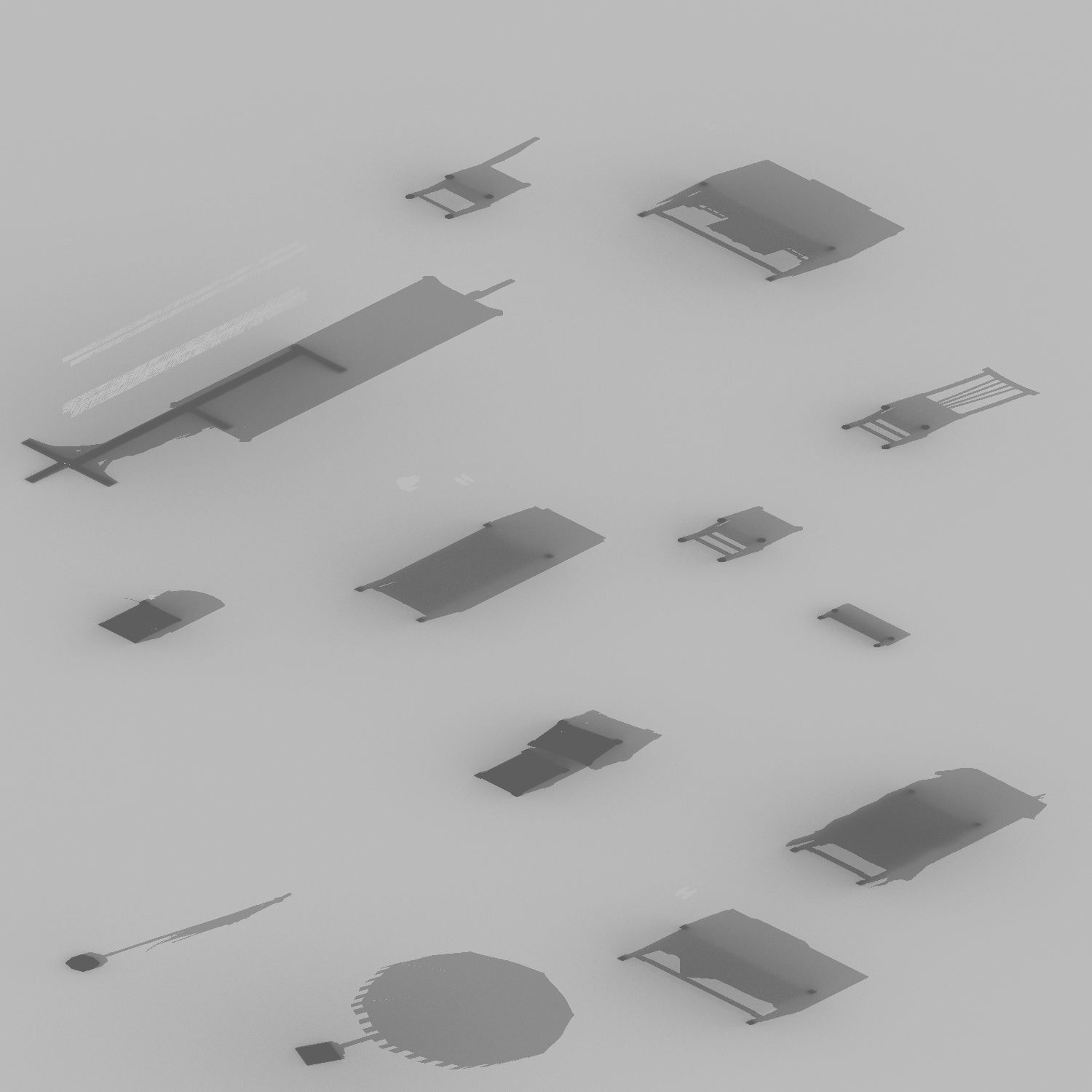 Game Architecture - city - Book Beach 02 3D model_4