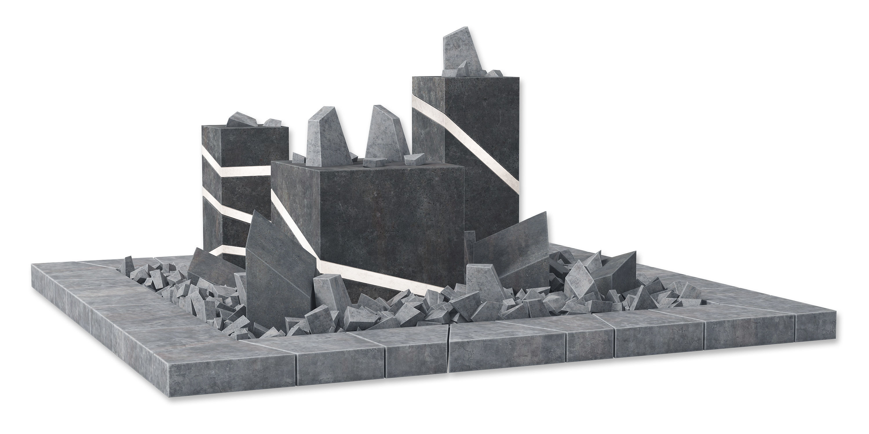 Flowerbad box light 3D model_5