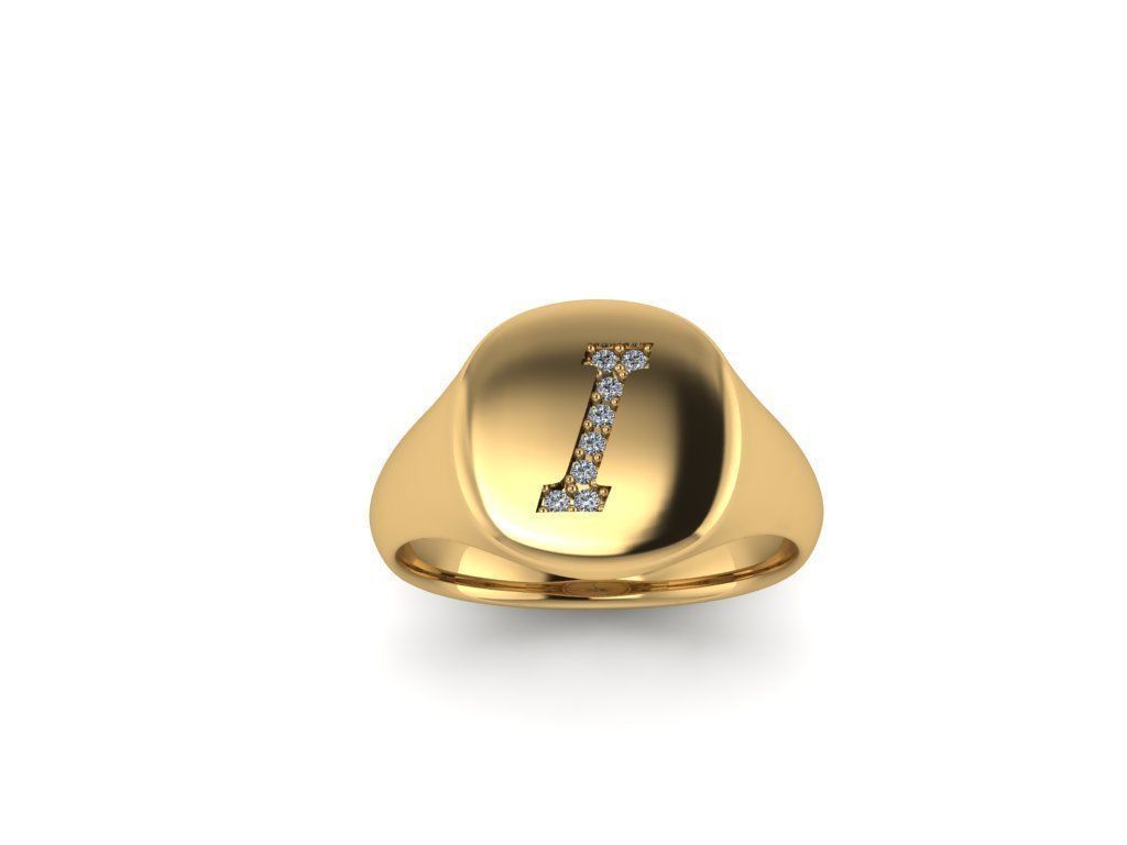 Jewelry Signature Ring 3D print model_10