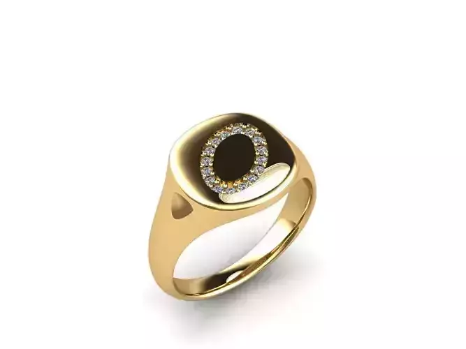 Jewelry Signature Ring 3D print model