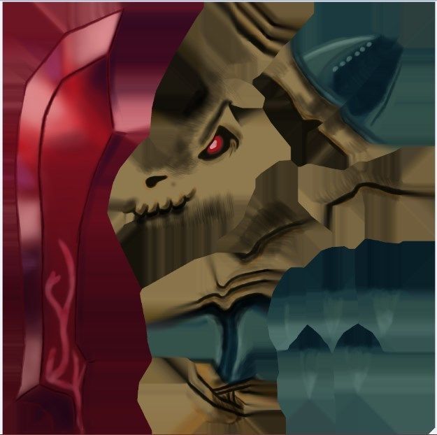 Stylized Dragon Sword Low-poly 3D model_15