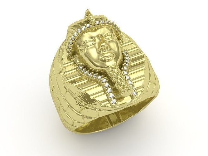 tutankhamun ring 3D print model