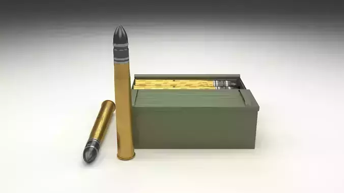 Soviet 85mm Shell 3D model