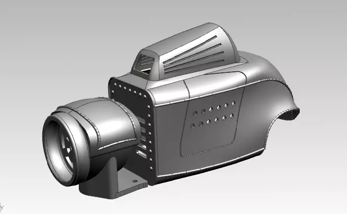 surface car classic 3D model