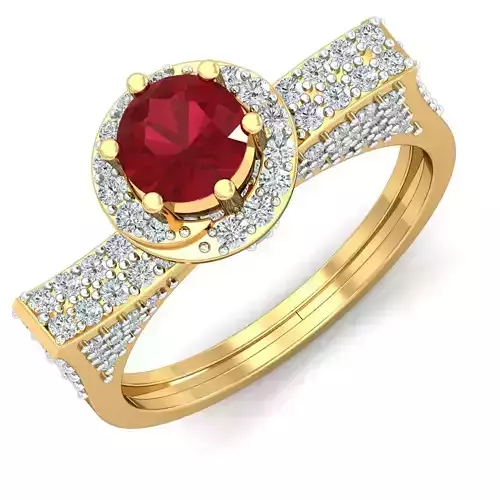 Women cocktail ring 3dm stl render detail  3D print model