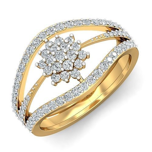 Women ring 3dm stl render detail  3D print model