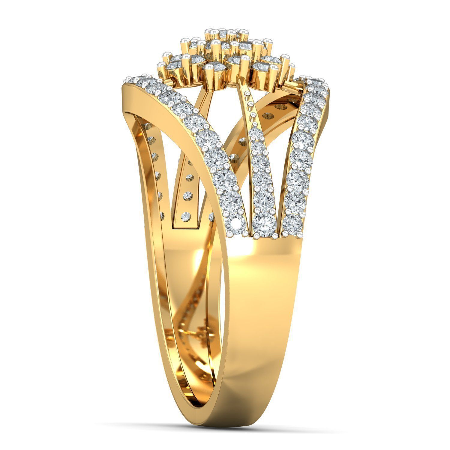 Women ring 3dm stl render detail  3D print model_2