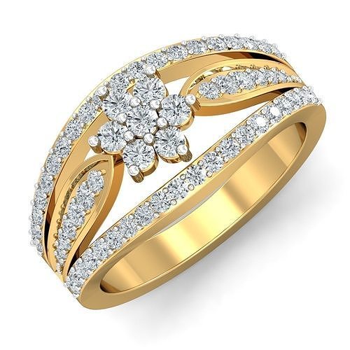 Women ring 3dm stl render detail  3D print model