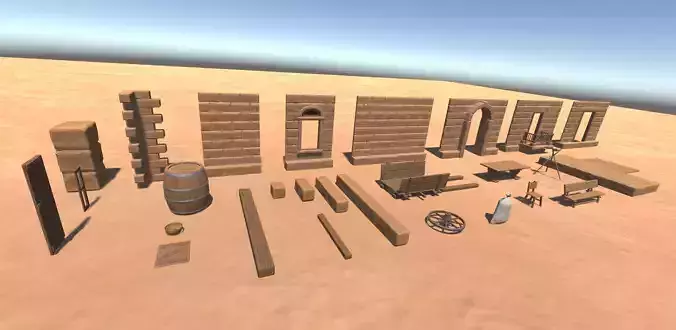 External Desert Building Kit