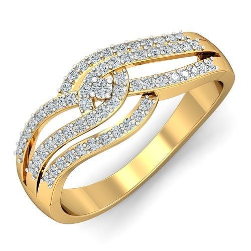 Women ring 3dm stl render detail  3D print model