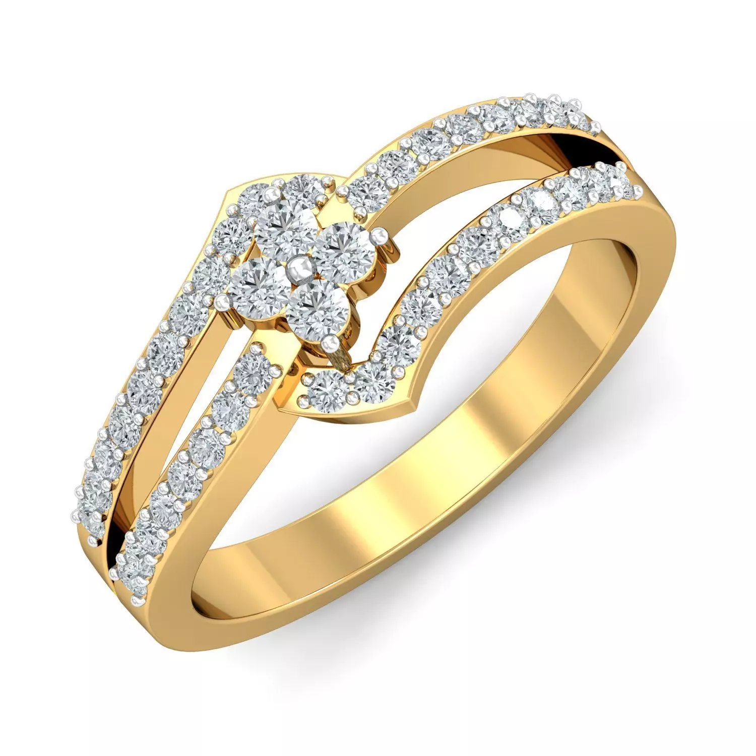 Women ring 3dm stl render detail  3D print model_0