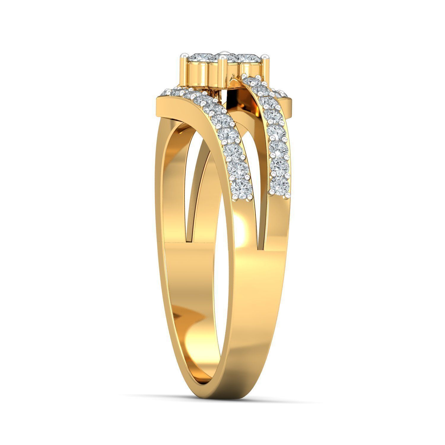 Women ring 3dm stl render detail  3D print model_2