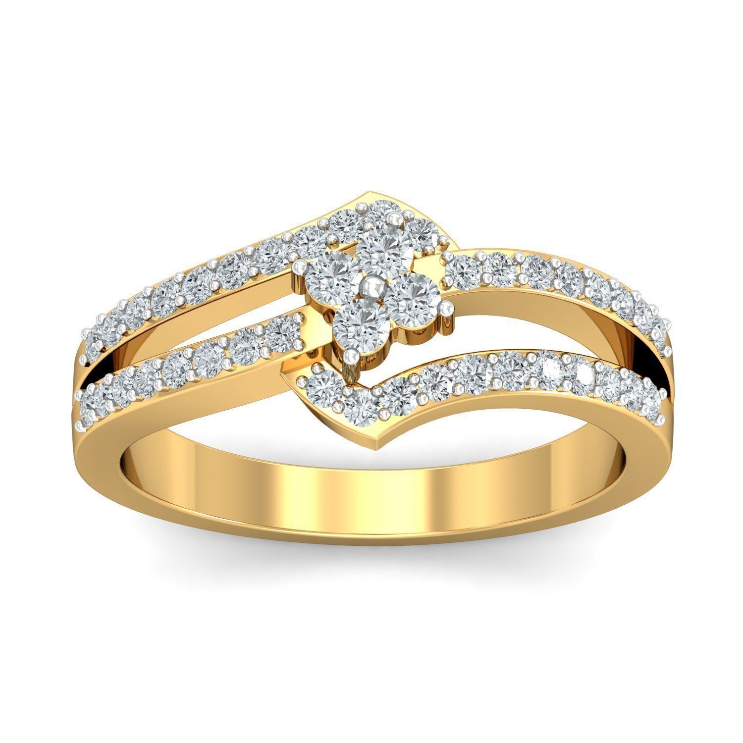 Women ring 3dm stl render detail  3D print model_1