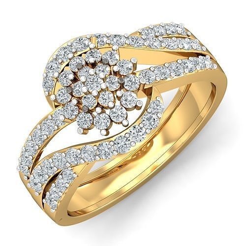 Women ring 3dm stl render detail  3D print model