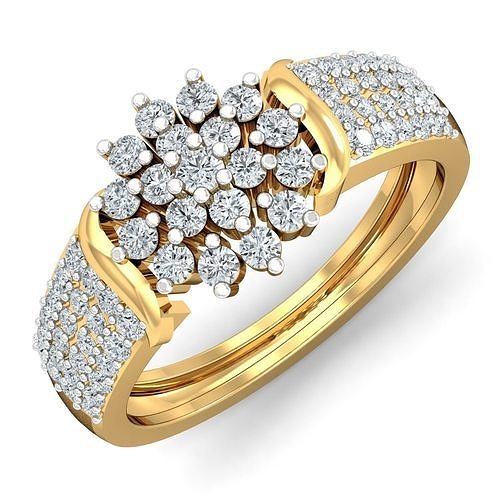 Women ring 3dm stl render detail  3D print model