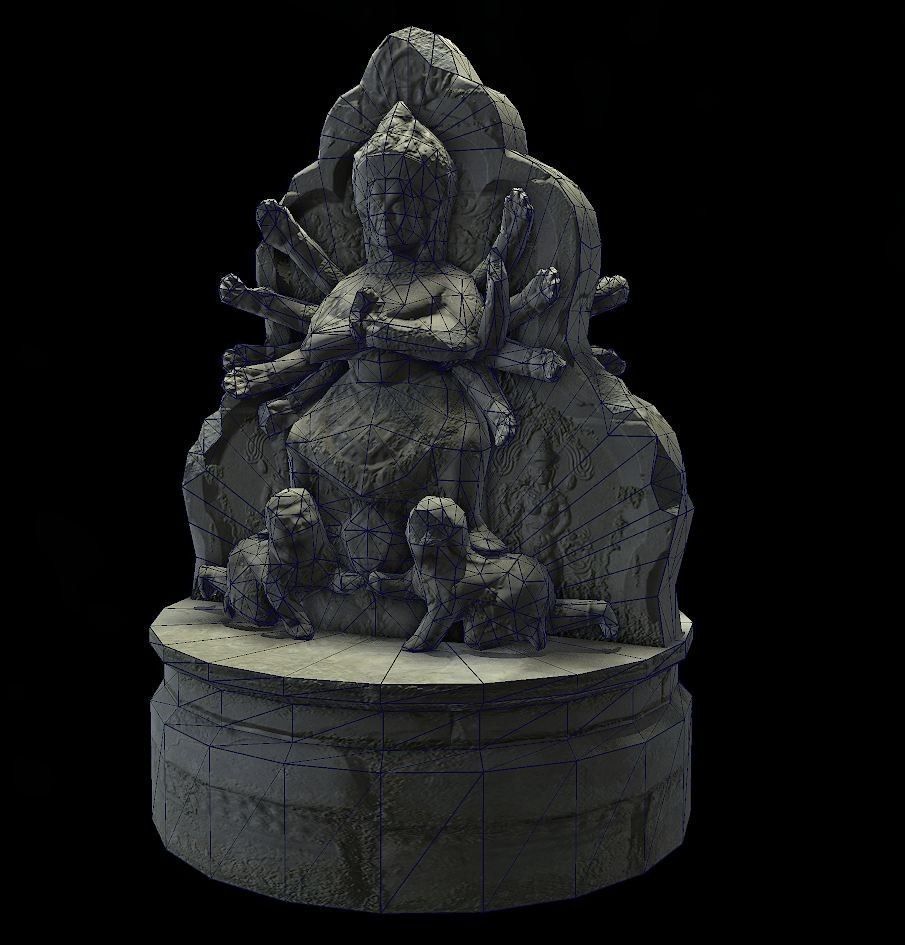 Angkor Wat Games res model 01 Low-poly 3D model_3