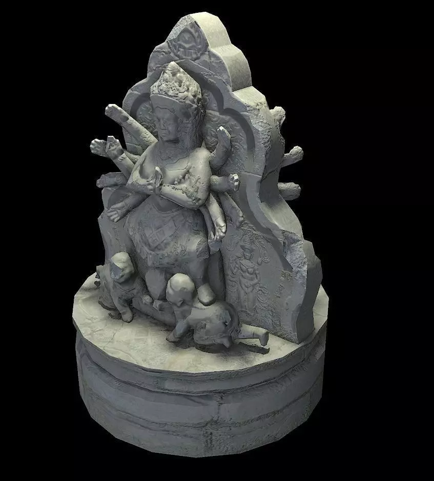 Angkor Wat Games res model 01 Low-poly 3D model_0
