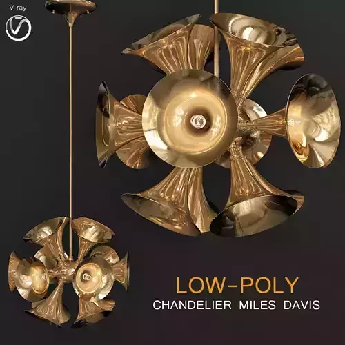 CHANDELIER MILES DAVIS 3d model Low-poly 3D model