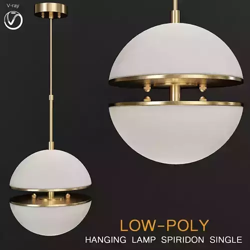 HANGING LAMP SPIRIDON SINGLE 3d model