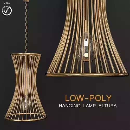 HANGING LAMP ALTURA 3d model Low-poly 3D model