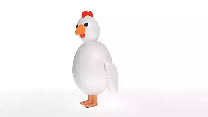Cartoon Chicken - Rigged