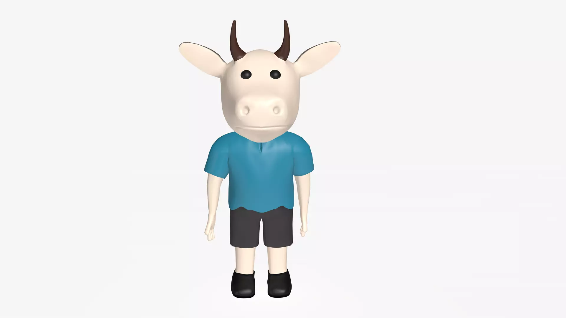 Cartoon Cow 3D model