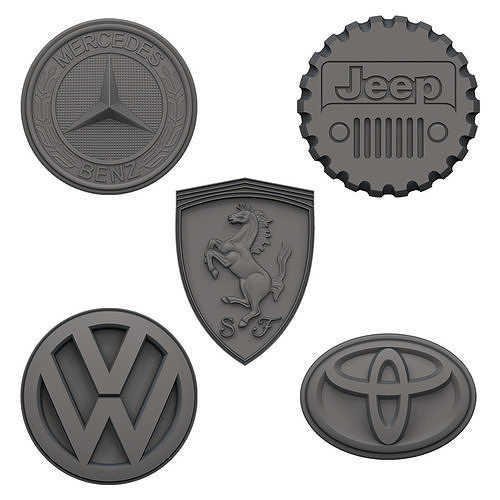 Car logo Fridge Magnets V1 3D print model