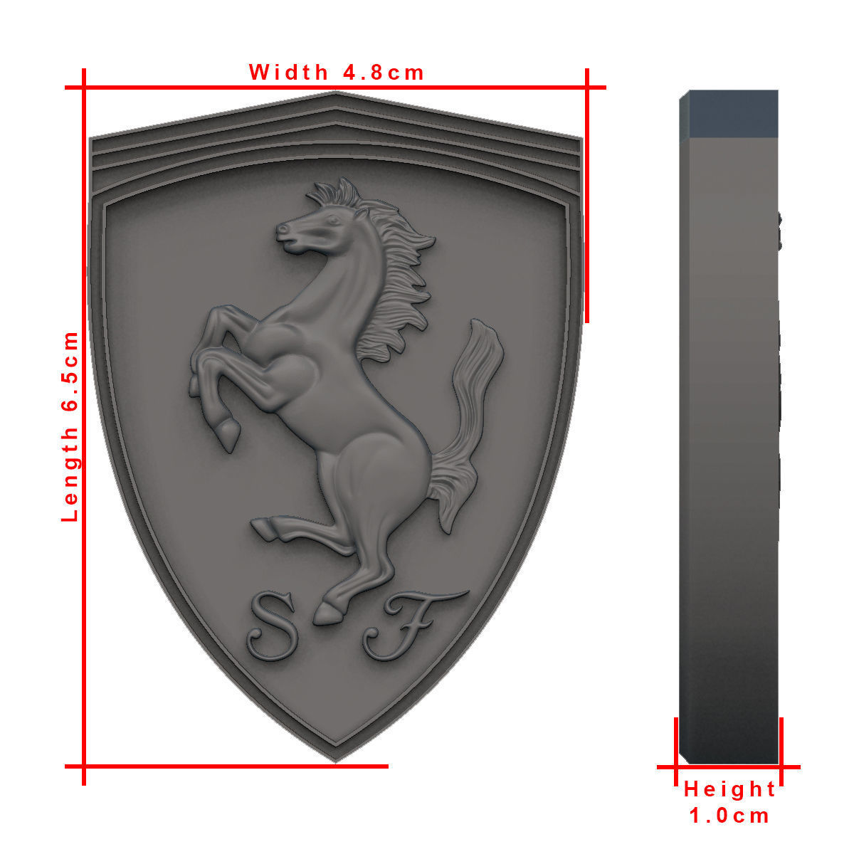 Car logo Fridge Magnets V1 3D print model_17