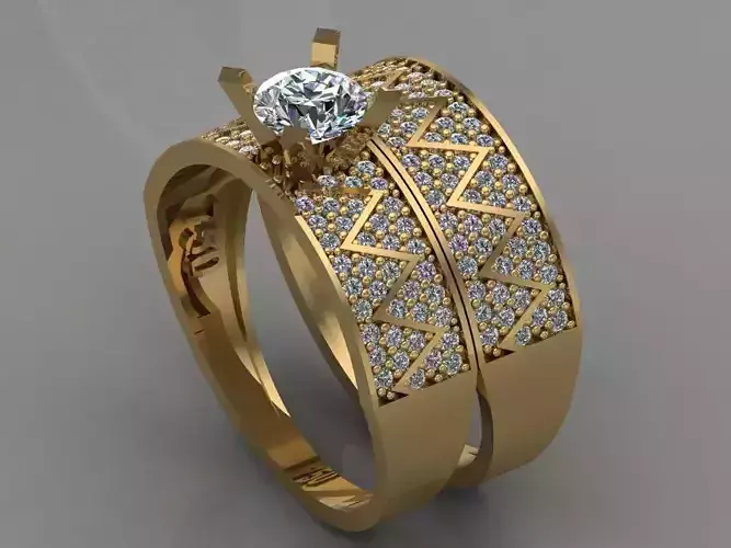 GC GOLD T040- Diamond ring