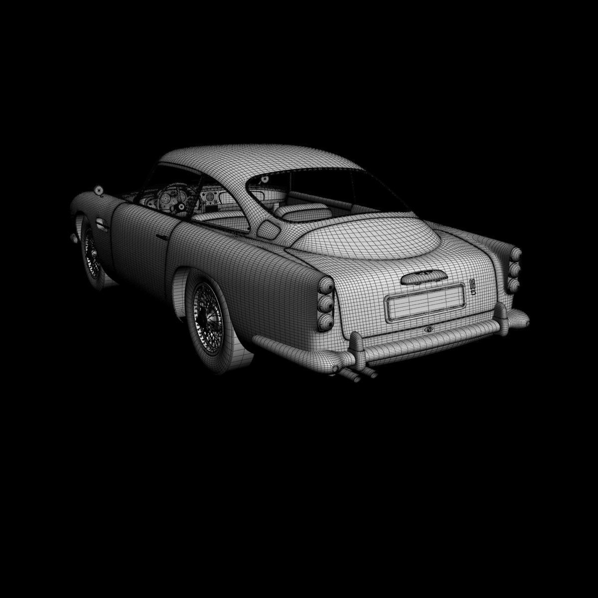 Aston Martin DB5 Coupe 3D model_16