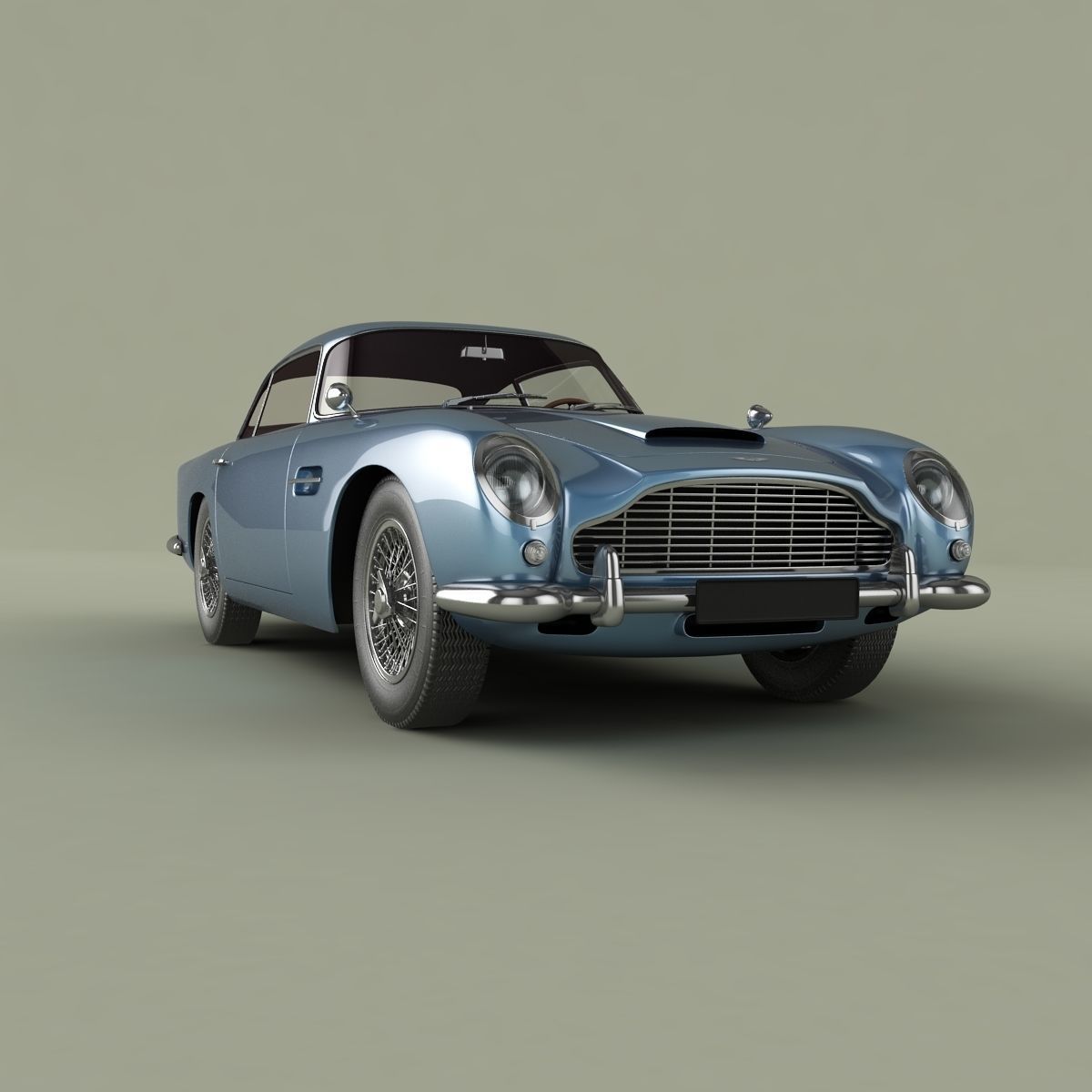 Aston Martin DB5 Coupe 3D model_9